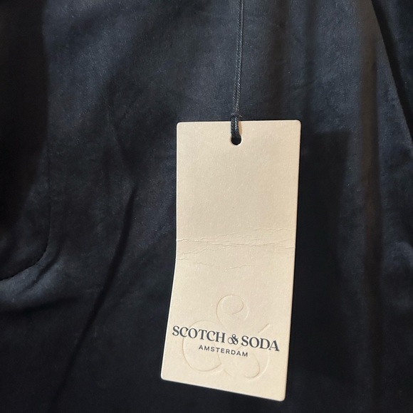 Sale!! 🤩🤩🤩NWT SCOTCH & SODA Black Velvet high-rise flared  trousers 29/32 - Picture 8 of 10